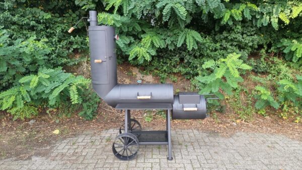 14 inch Zo Goed als Nieuw!! Oklahoma Country Smoker 6 mm - Afbeelding 2