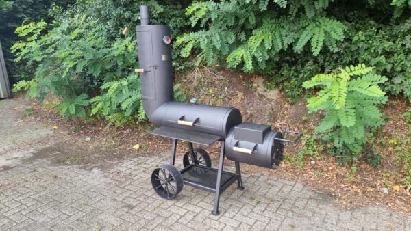 14 inch Zo Goed als Nieuw!! Oklahoma Country Smoker 6 mm - Afbeelding 3