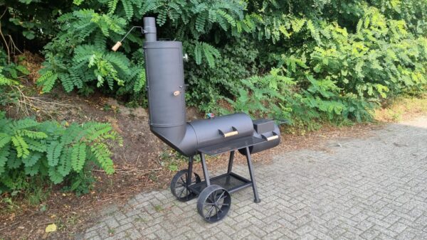 14 inch Zo Goed als Nieuw!! Oklahoma Country Smoker 6 mm - Afbeelding 5