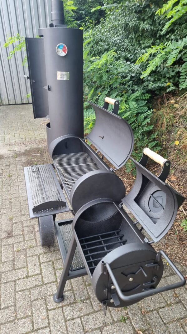 14 inch Zo Goed als Nieuw!! Oklahoma Country Smoker 6 mm - Afbeelding 6